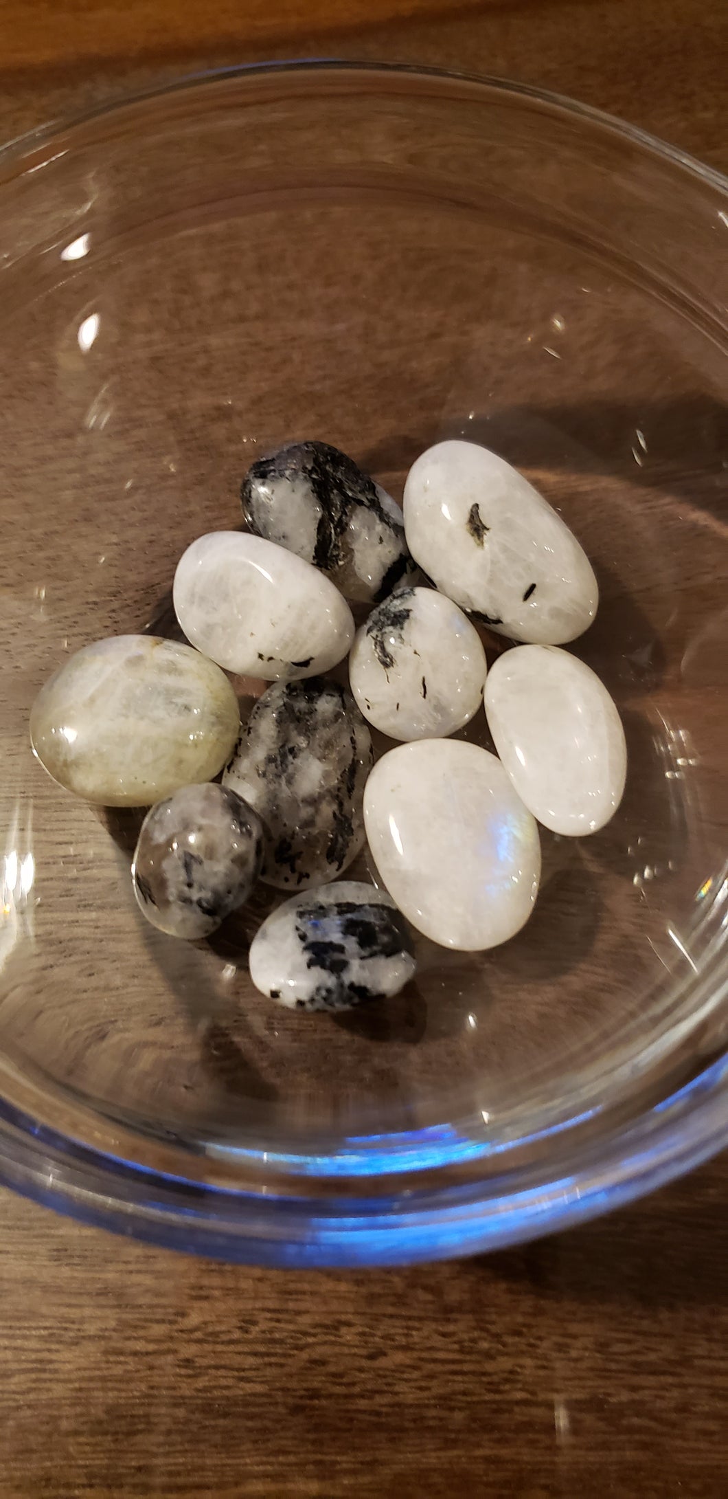 Rainbow Moonstone Tumble Stones