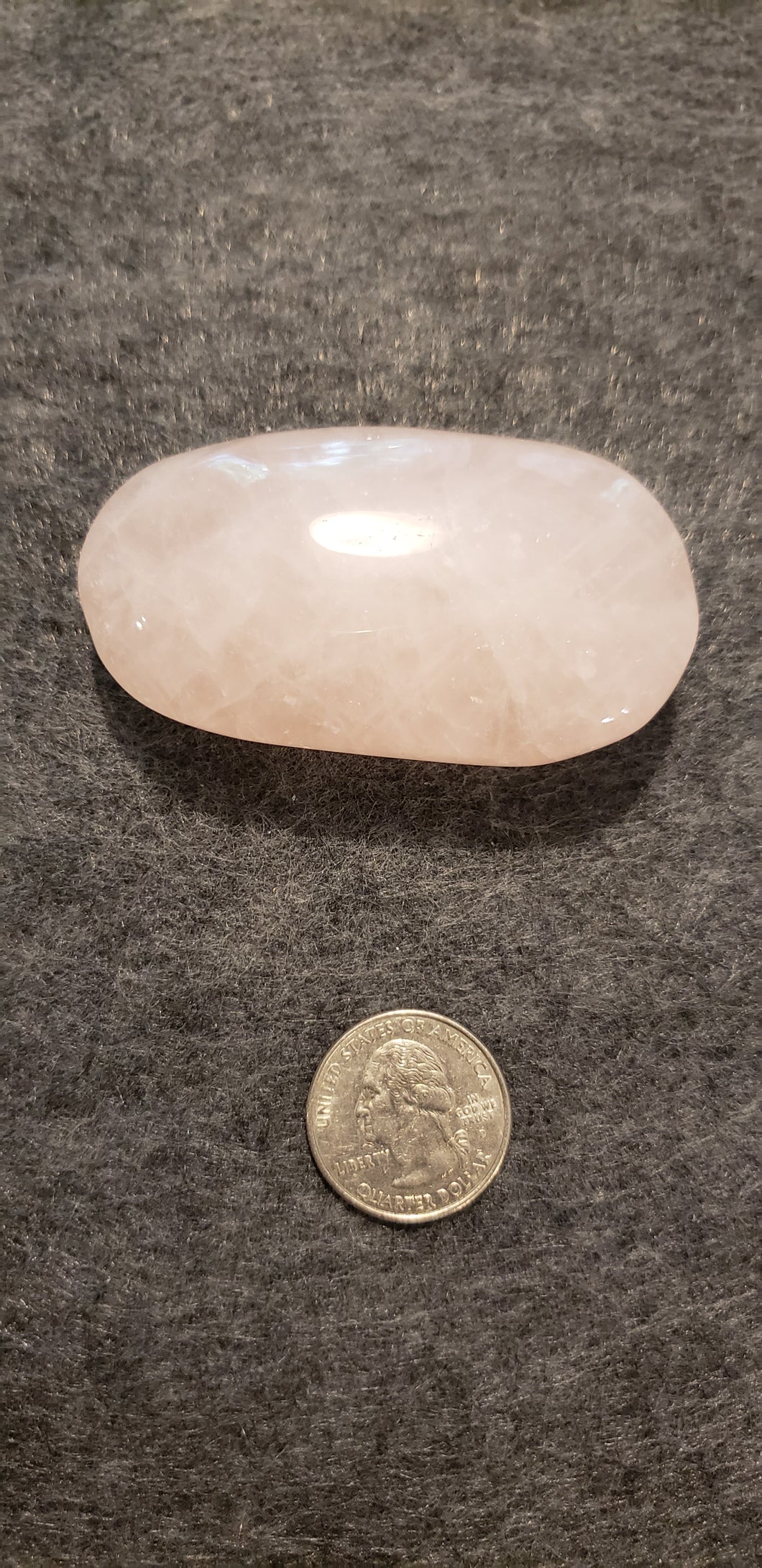 Rose Quartz Palm Stone