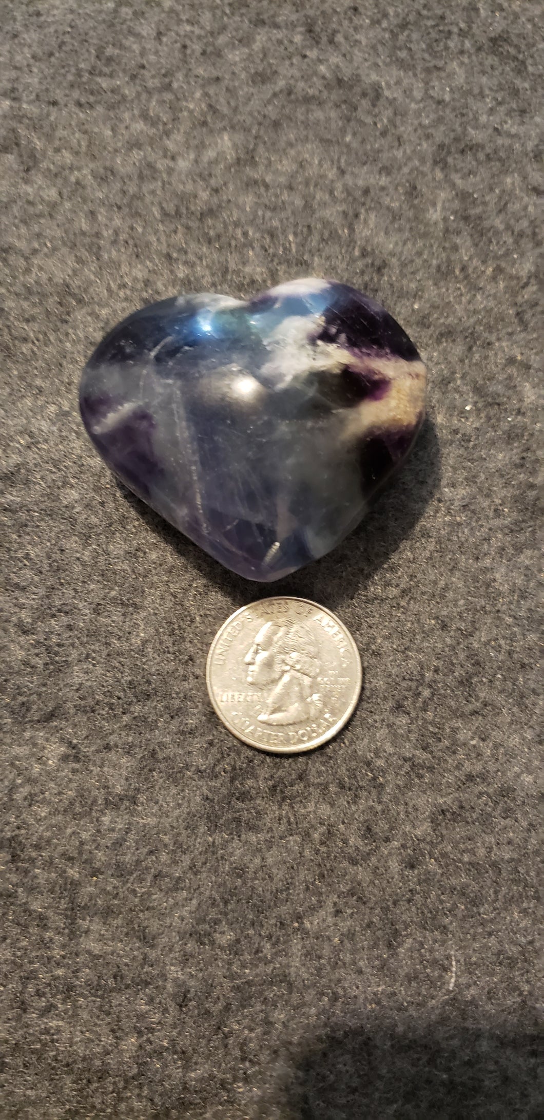 Fluorite Heart