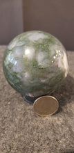 Load image into Gallery viewer, Moss Agate Sphere
