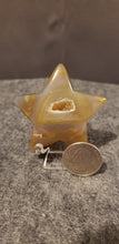 Load image into Gallery viewer, Agate Star with Druzy
