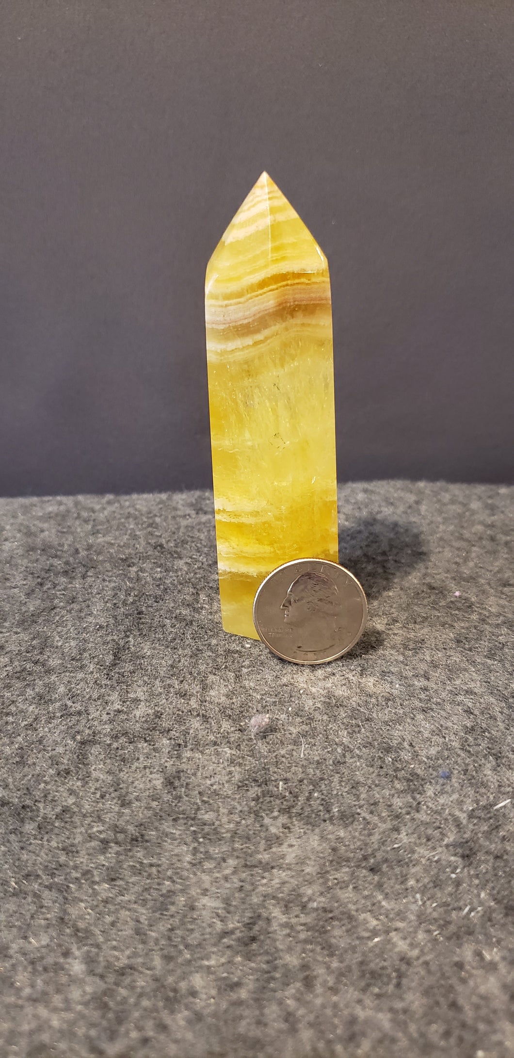 Yellow Fluorite Tower