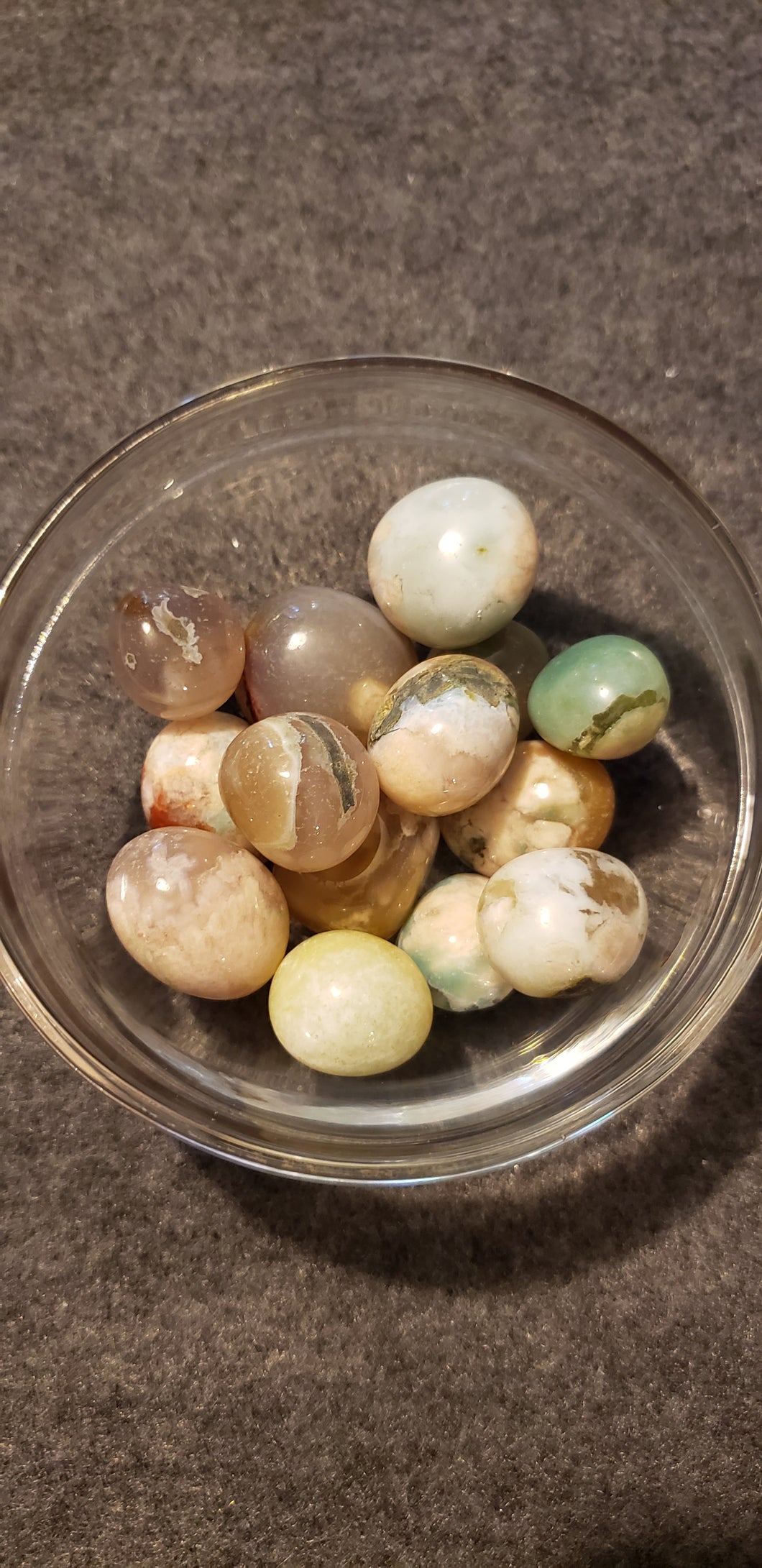 Flower Agate Tumble Stones