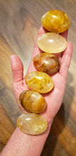 Load image into Gallery viewer, Golden Healer Palm Stones
