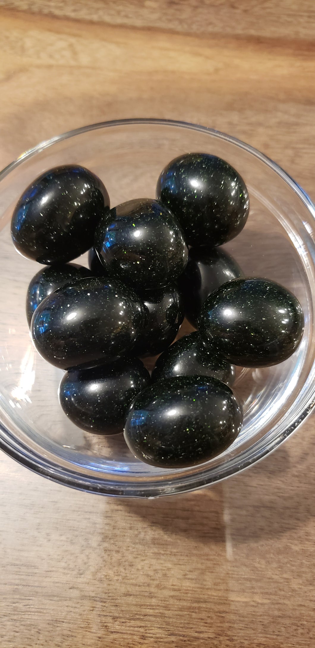 Green Goldstone Tumble Stones