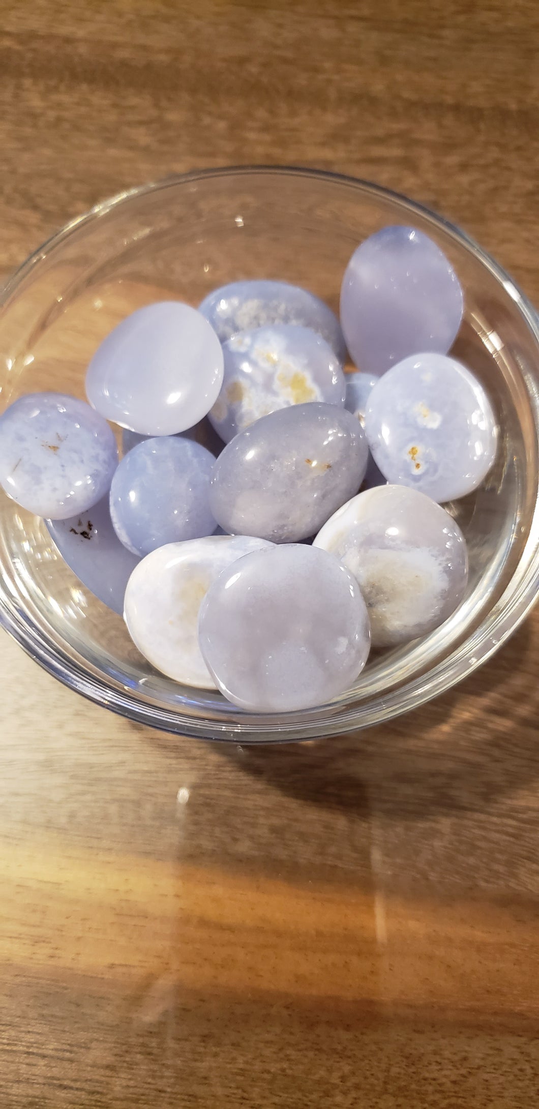 Blue Lace Agate Tumble Stones