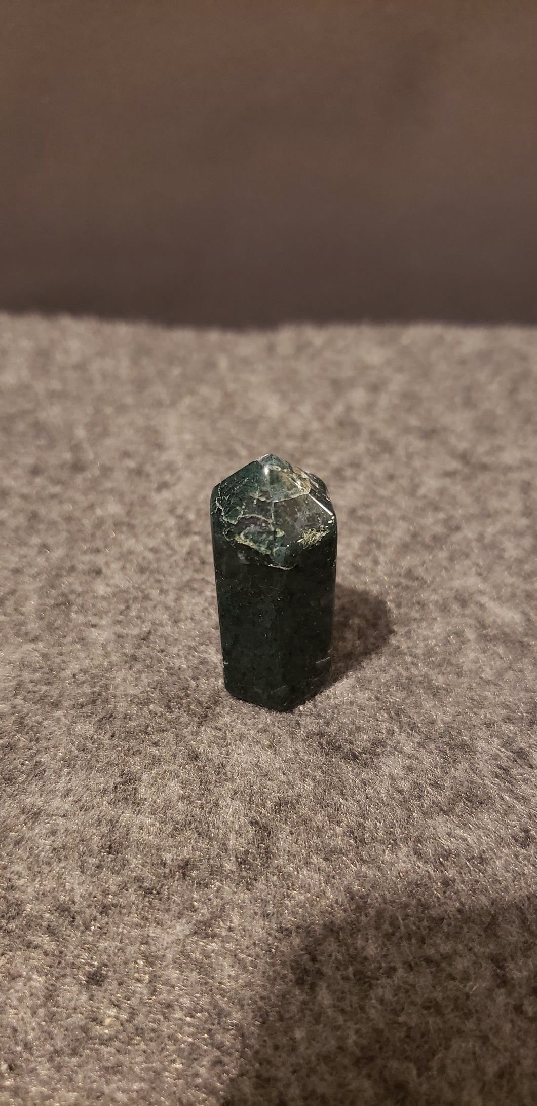 Moss Agate Mini Point