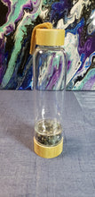 Load image into Gallery viewer, Glass Water Bottle Labradorite
