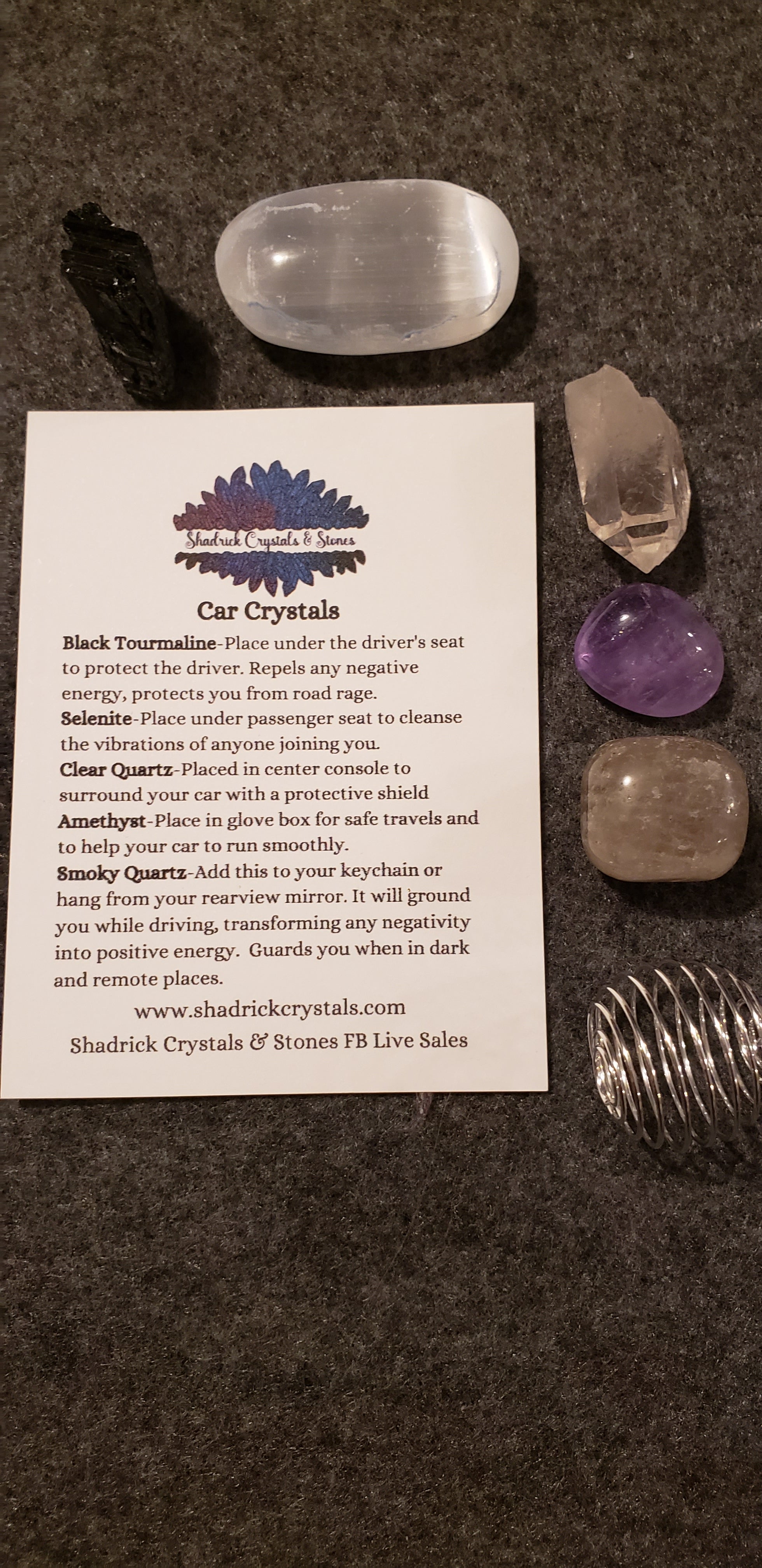 Car Crystal Set – Shadrick Crystals & Wellness